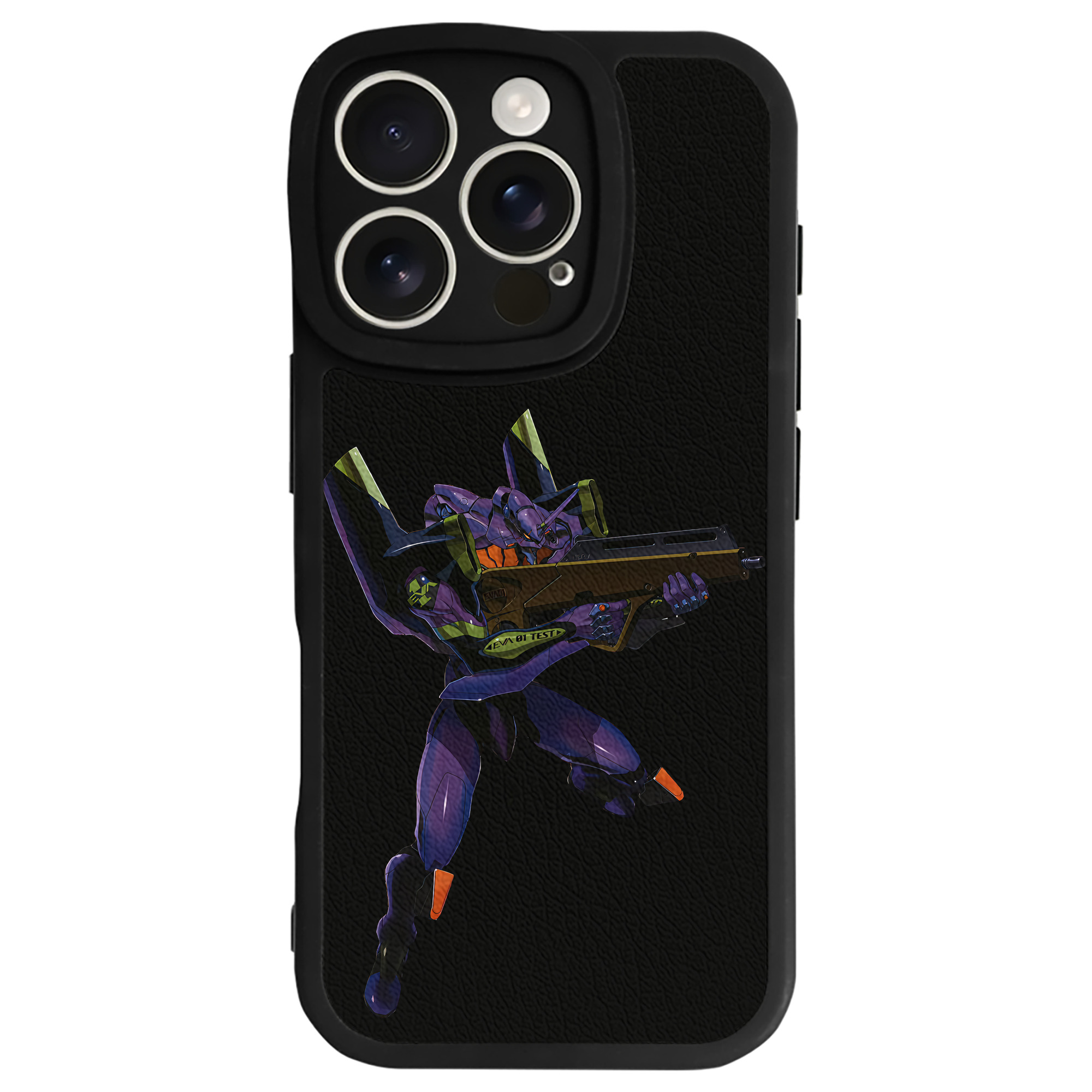 （画像用） EVA 新世紀エヴァンゲリオン 【iPhone 16シリーズ対応】シリコンスマホケース（レザー調） 材質：シリコン